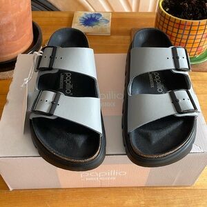 NWT NIB Birkenstock Arizona Papillio Chunky